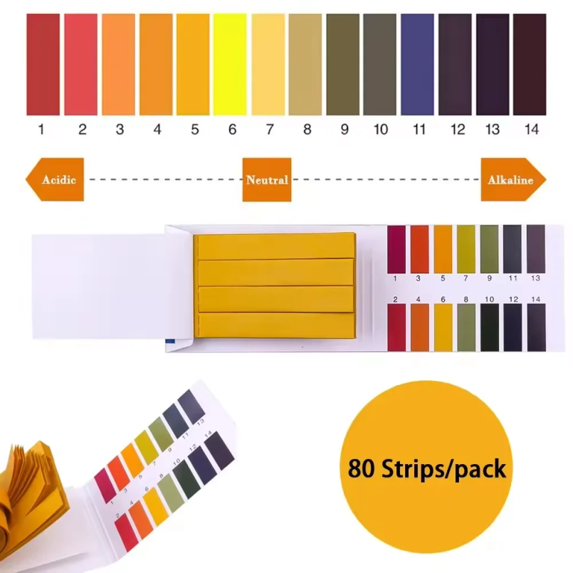 80 tiras/paquete de tiras reac - Ph Strip Test reseña y precio