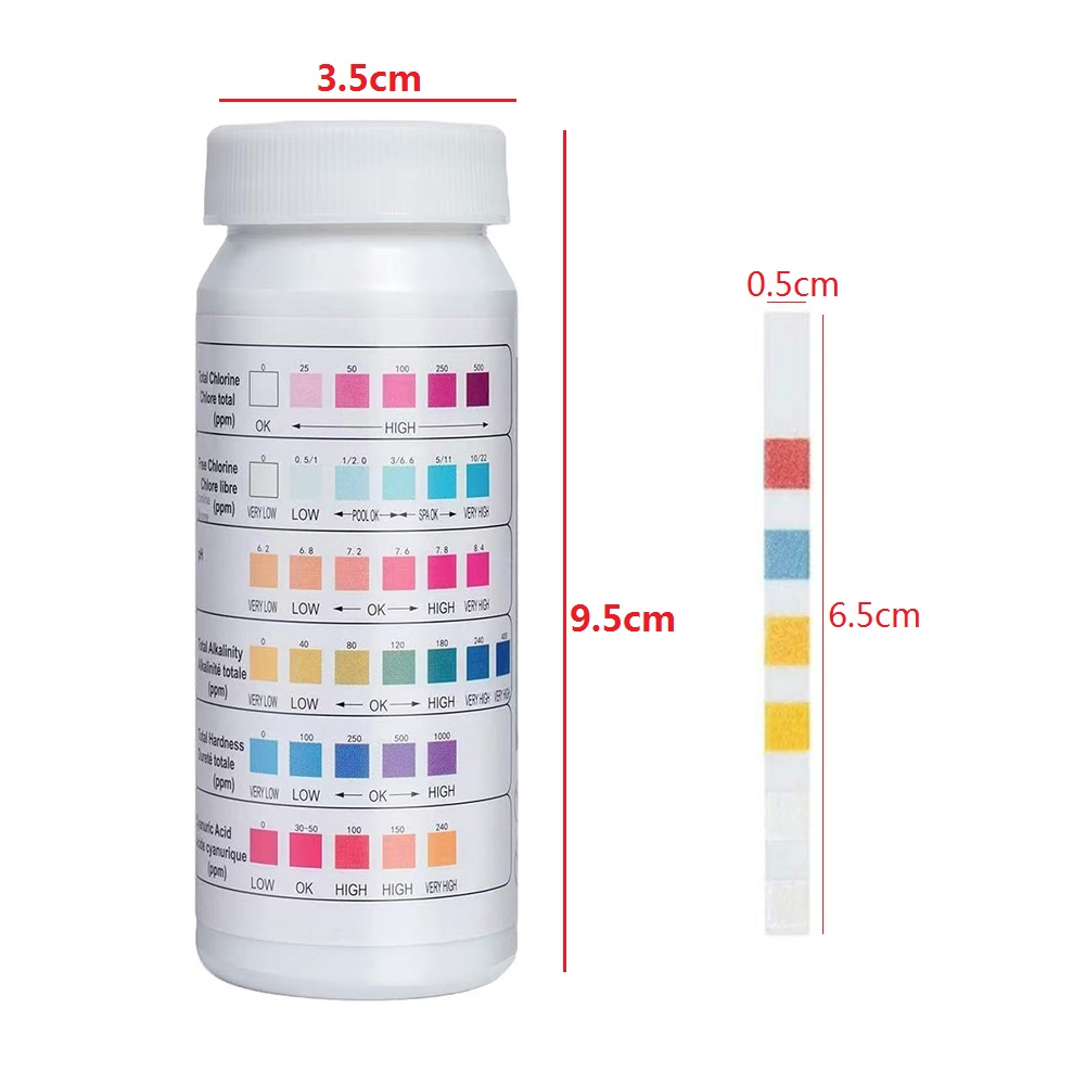 50 uds/botella multiusos 6 en  - Ph Strip Test reseña y precio