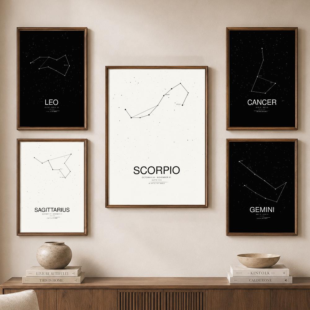 Póster Gráfico Minimalista de  - Star Map Poster reseña y precio