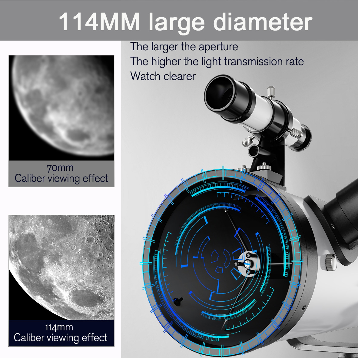 Telescopio astronómico profesi - National Geographic Telescope 114Mm reseña y precio