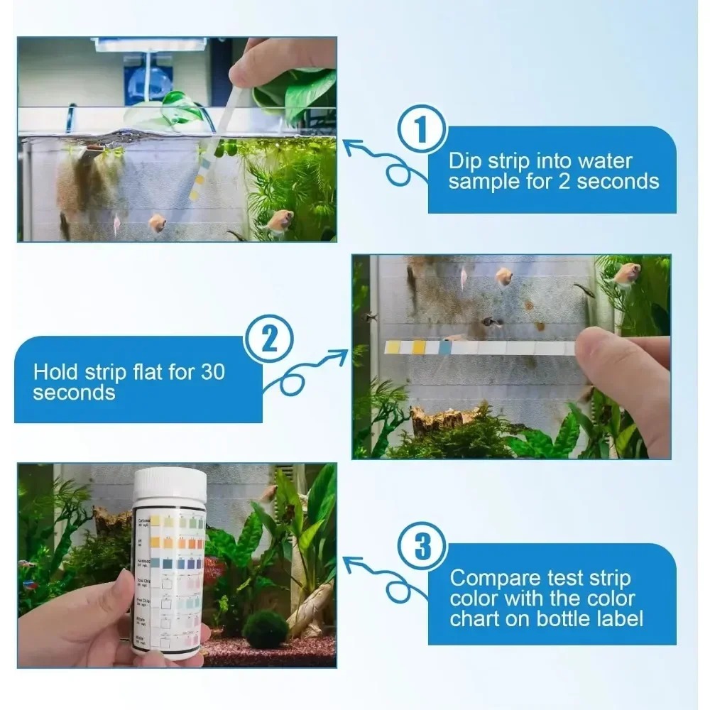 Tira de prueba de acuario, Kit - Ph Strip Test reseña y precio