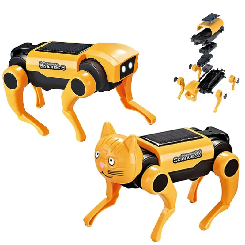 Perro Robot Solar 2 en 1, cabe - Science Project Robot reseña y precio